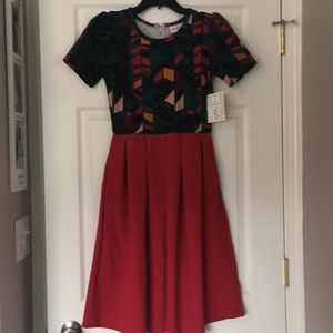Color Block Pocket Dress
